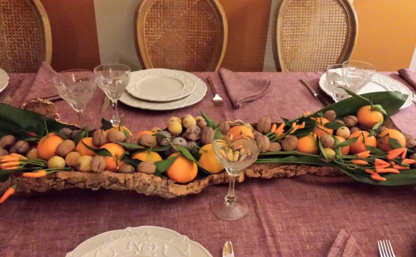 La tavola a Natale- centrotavola col sapore della&nbsp;Natura-